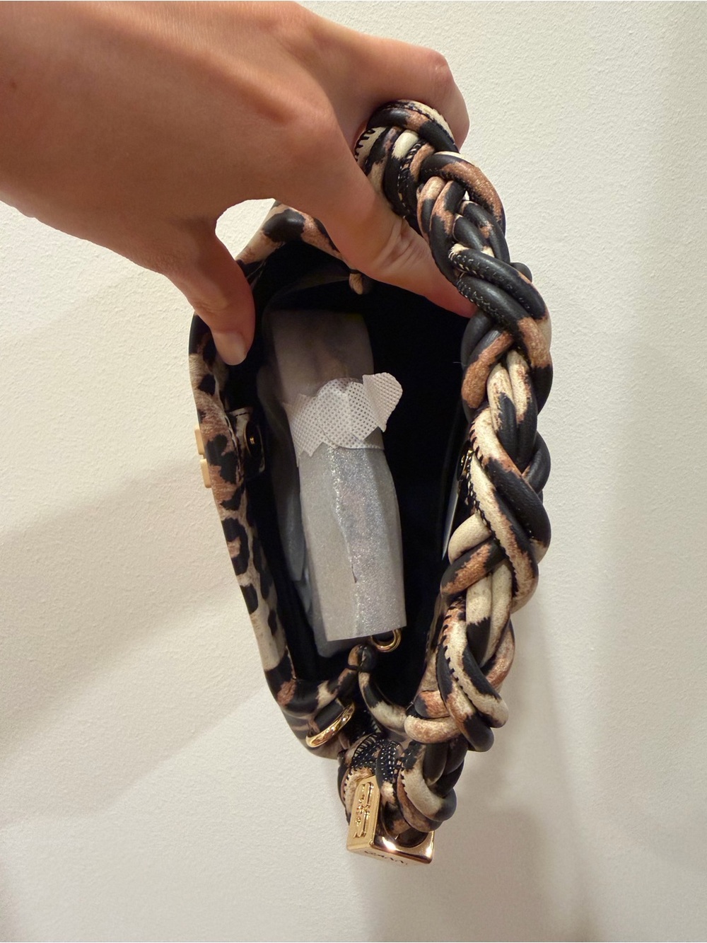 Ganni Mini Bou Bag in Leopard - Picture 4 of 6